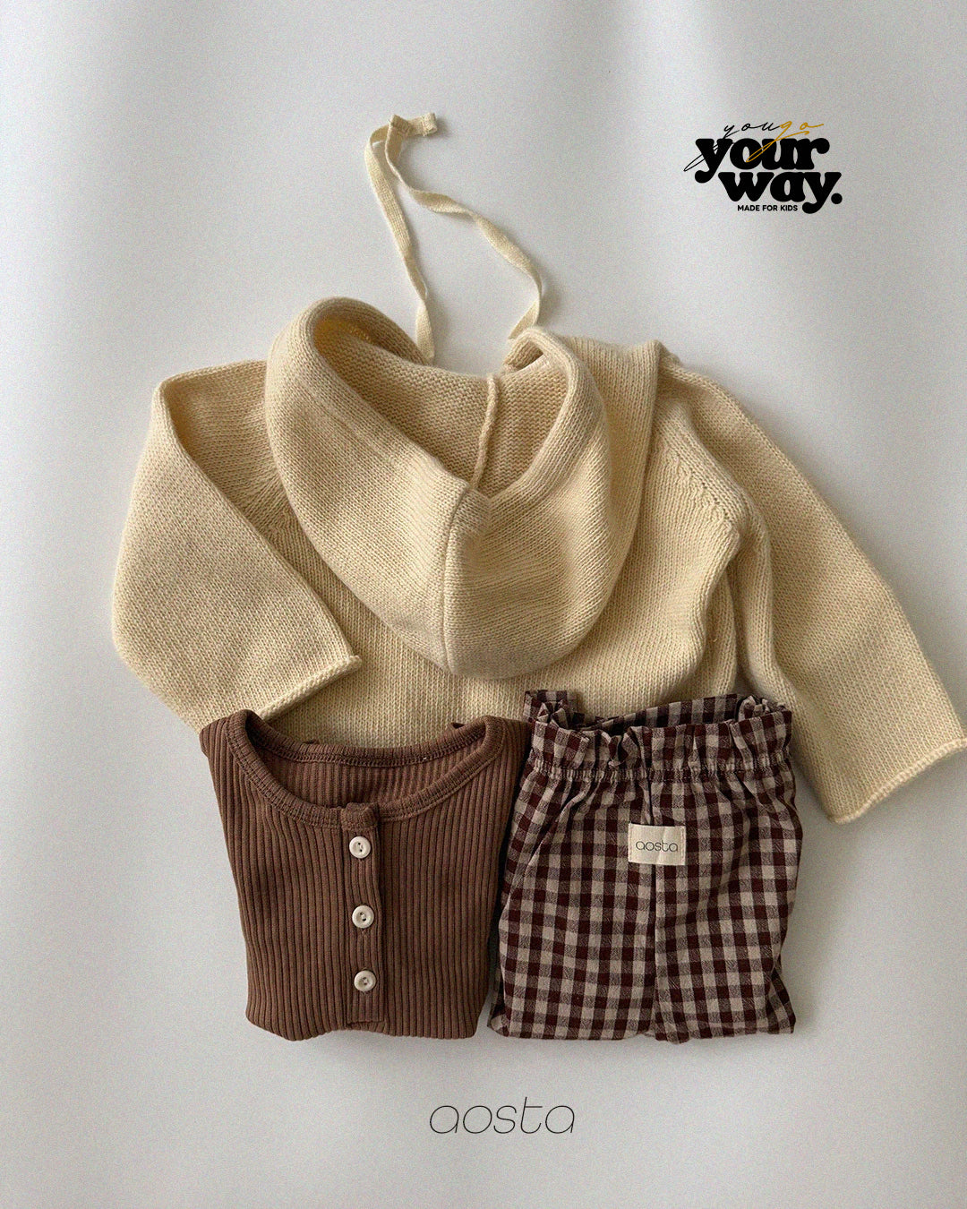 Knit Hooded Cardigan｜ニットフードカーディガン