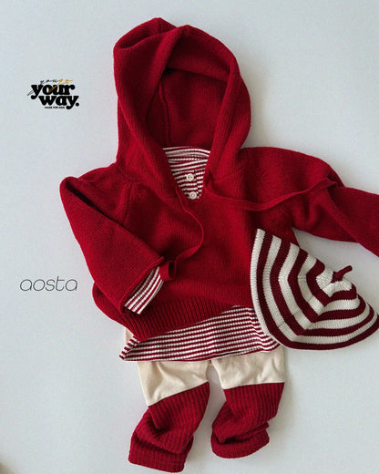 Knit Hooded Cardigan｜ニットフードカーディガン