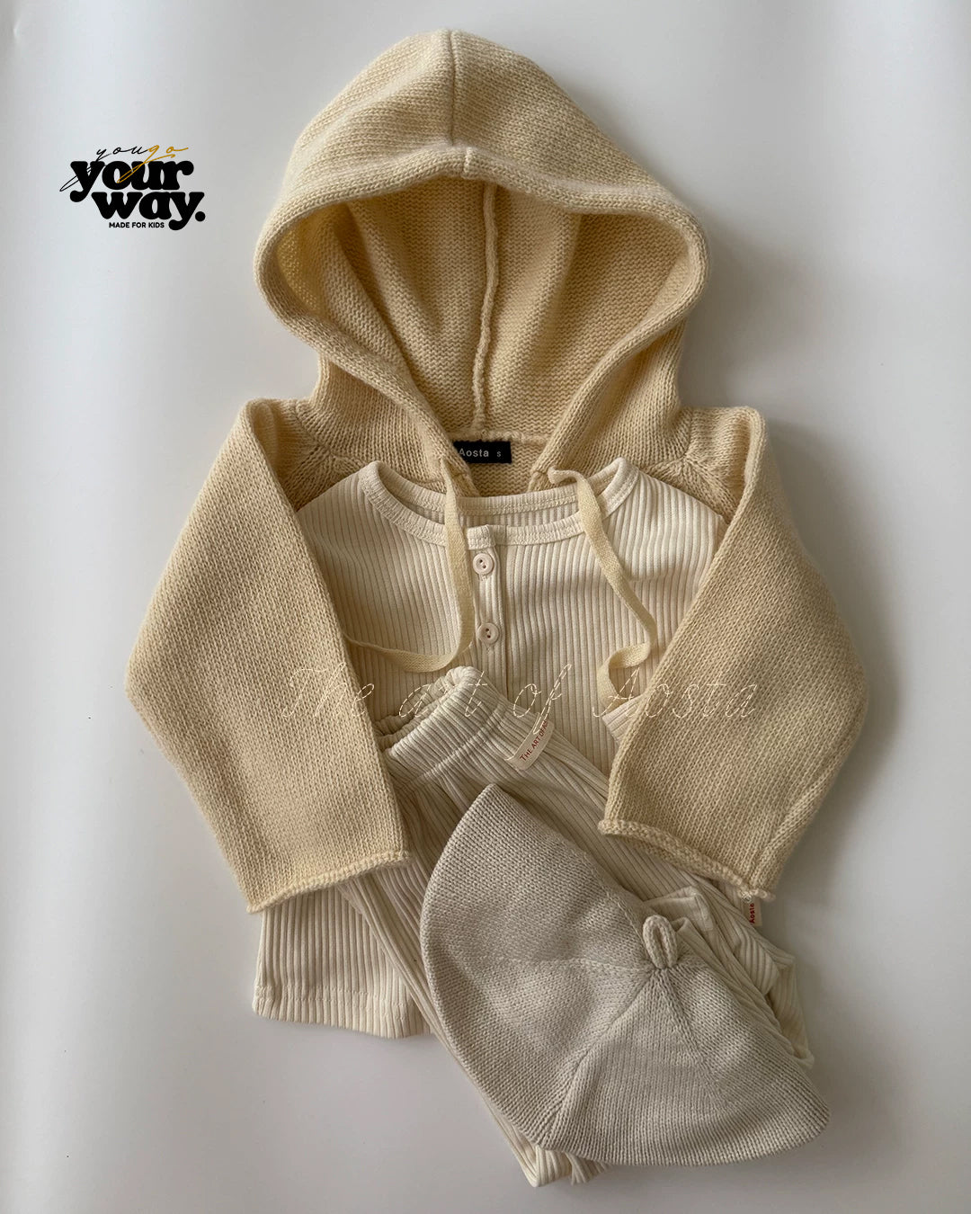 Knit Hooded Cardigan｜ニットフードカーディガン