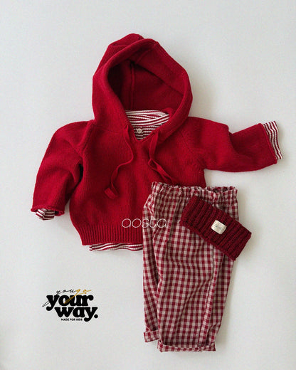 Knit Hooded Cardigan｜ニットフードカーディガン