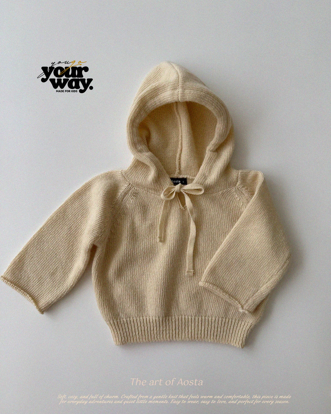 Knit Hooded Cardigan｜ニットフードカーディガン
