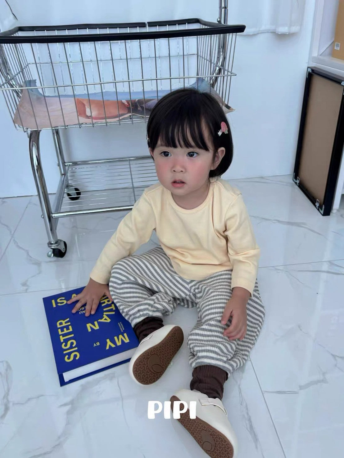 PIPI Stripe Balloon Pants｜ボーダーバルーンパンツ