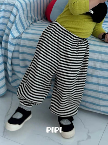 PIPI Stripe Balloon Pants｜ボーダーバルーンパンツ