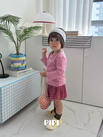 PIPI Stripe Bloomer Shorts｜ボーダーブルマショーツ