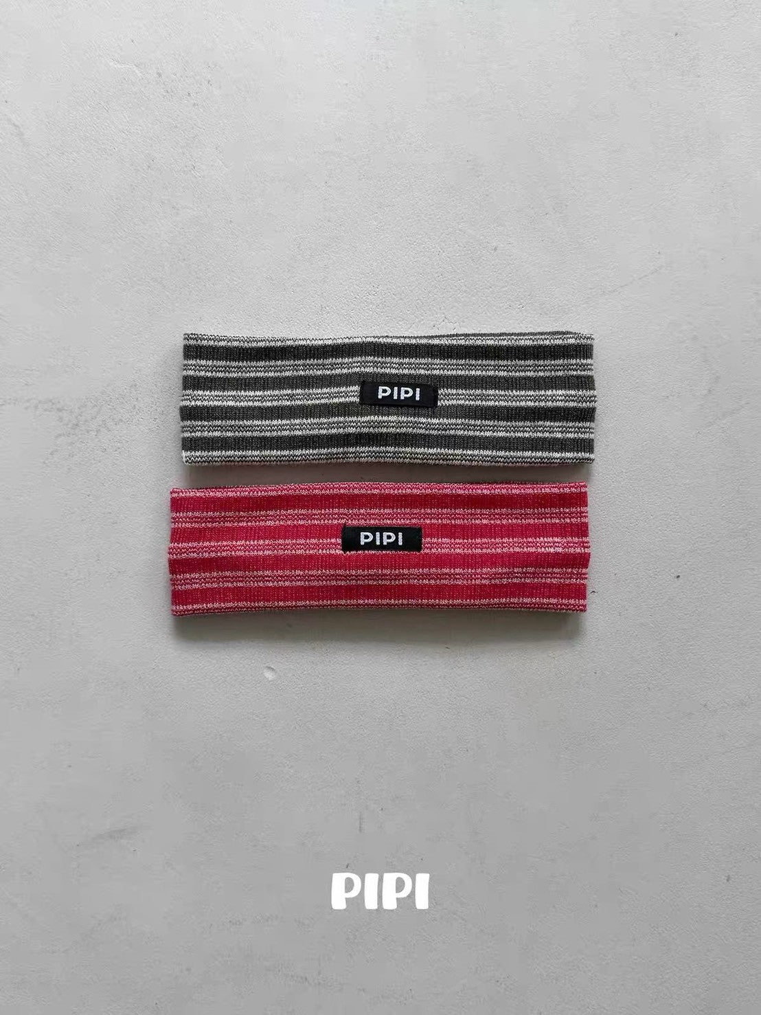 PIPI Stripe Knit Headband｜ボーダーニットヘアバンド