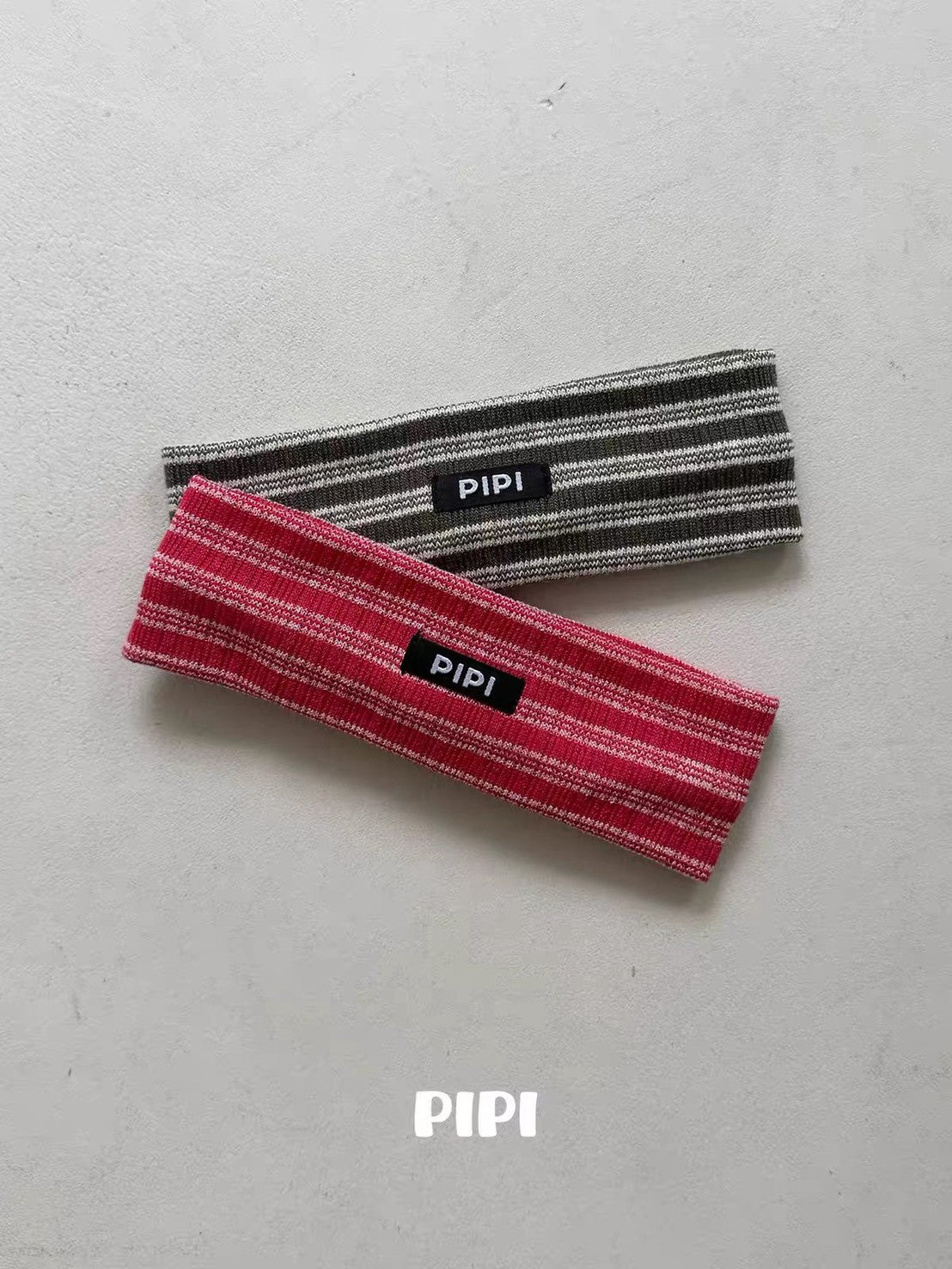PIPI Stripe Knit Headband｜ボーダーニットヘアバンド
