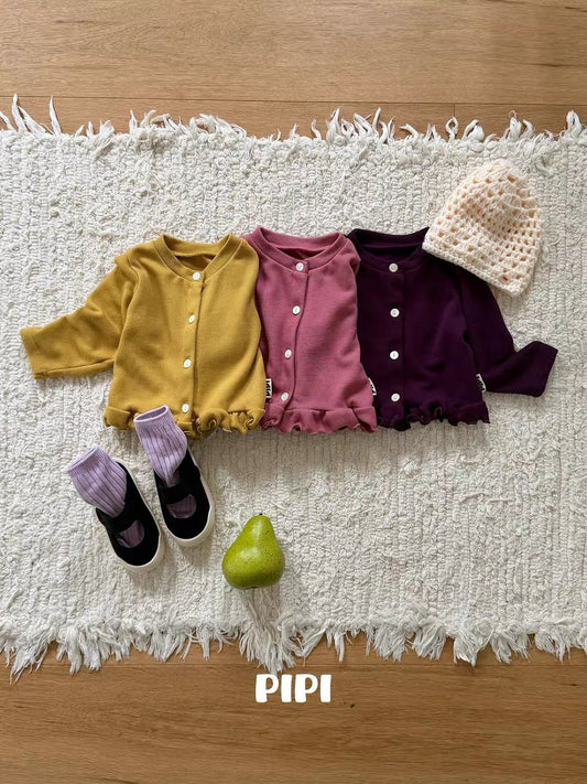 PIPI Frill Hem Knit Cardigan｜フリルヘムニットカーディガン