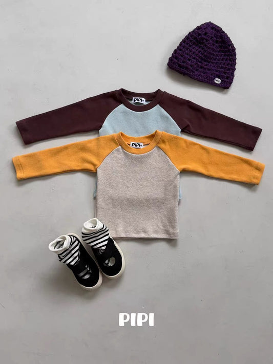 PIPI Color Block Raglan Tee｜カラーブロックラグランTシャツ