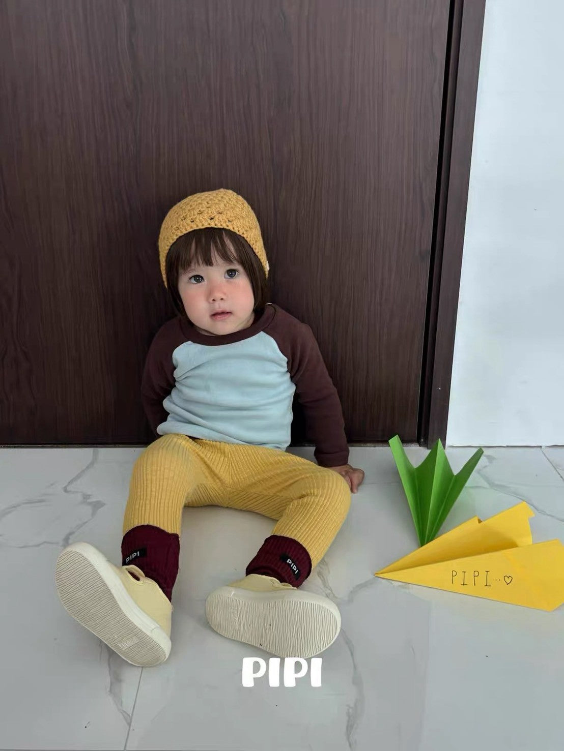 PIPI Color Block Raglan Tee｜カラーブロックラグランTシャツ
