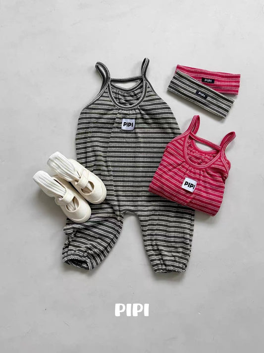 PIPI Stripe Cami Jumpsuit｜ボーダーキャミジャンプスーツ