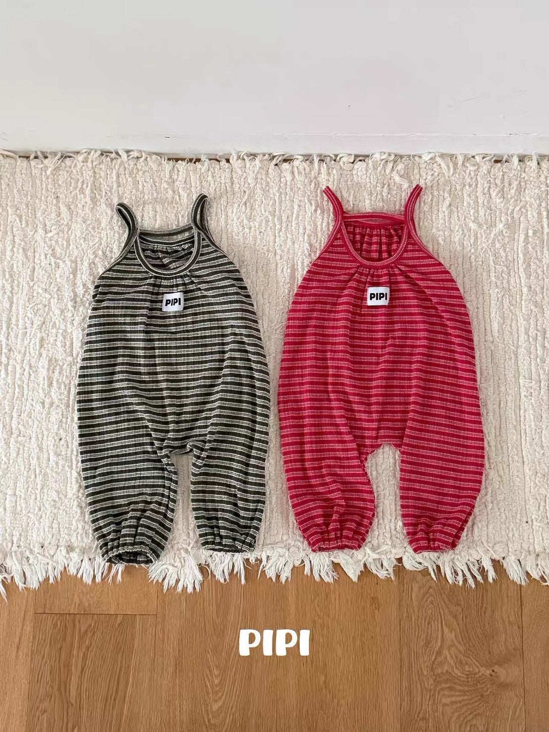 PIPI Stripe Cami Jumpsuit｜ボーダーキャミジャンプスーツ
