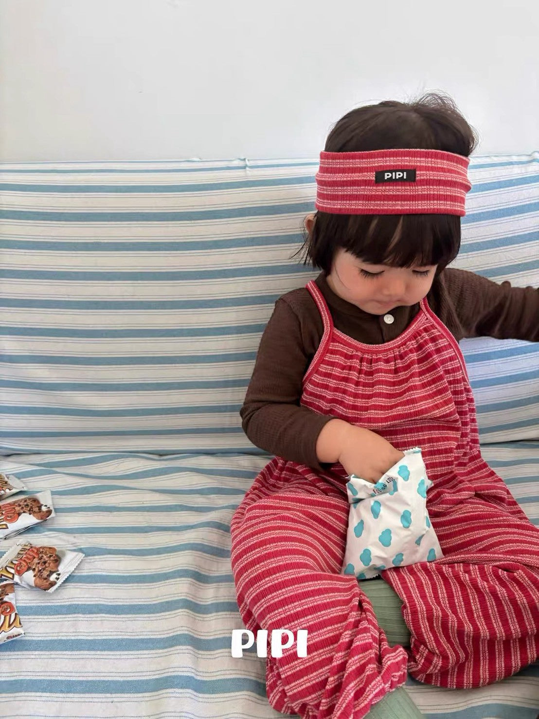 PIPI Stripe Cami Jumpsuit｜ボーダーキャミジャンプスーツ
