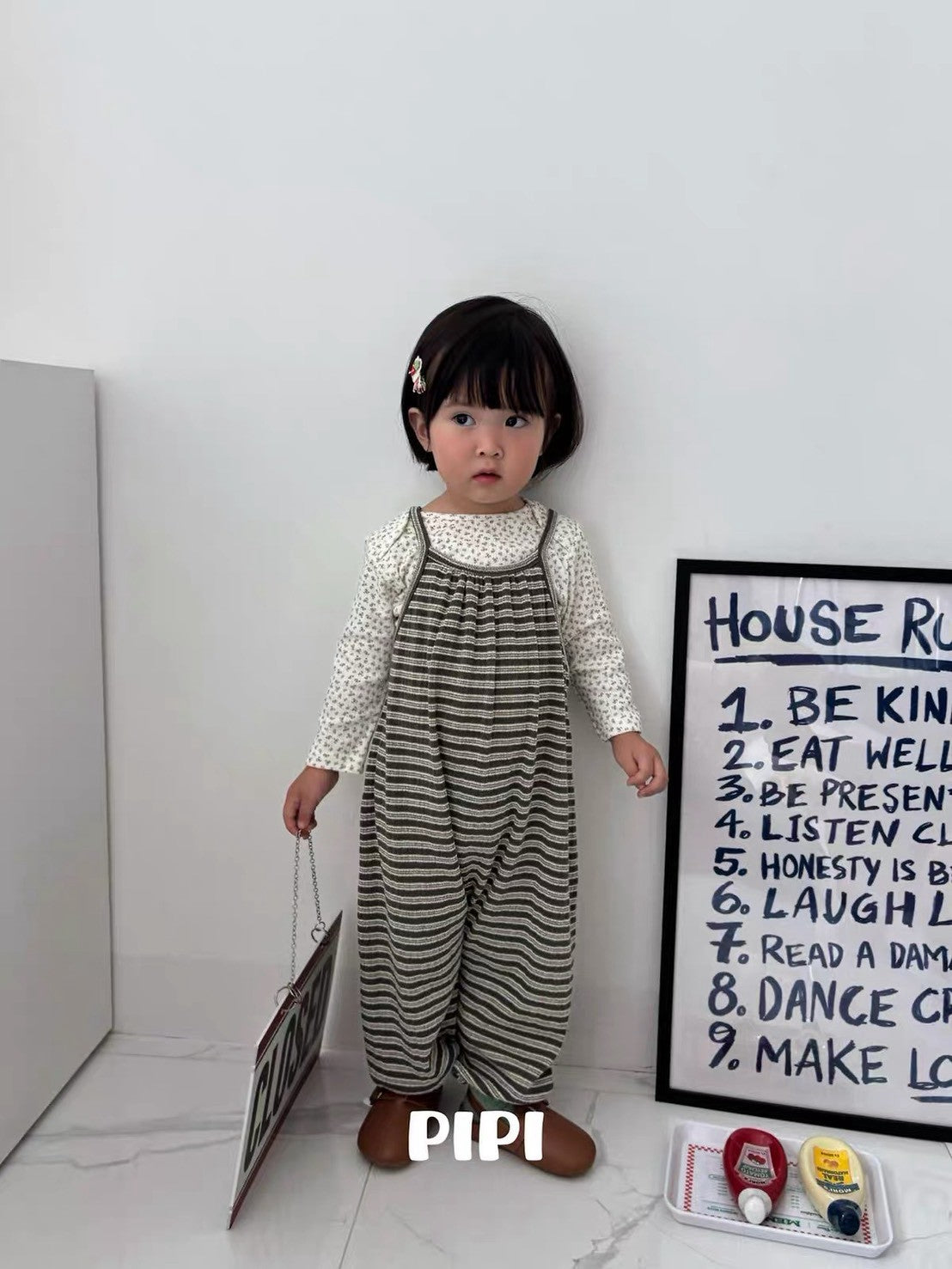 PIPI Stripe Cami Jumpsuit｜ボーダーキャミジャンプスーツ