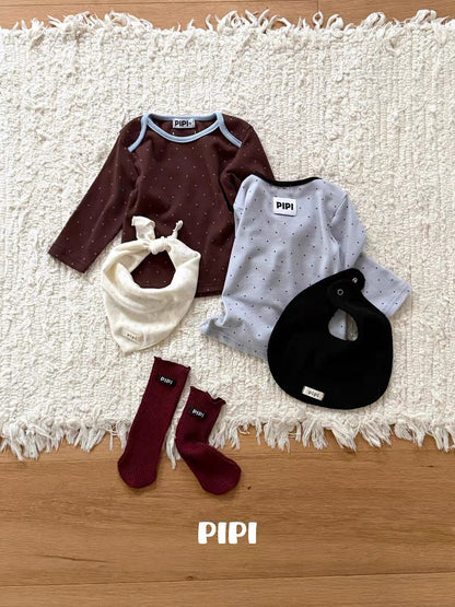 PIPI Dot Piping Long Sleeve Tee｜ドットパイピングロングスリーブTシャツ
