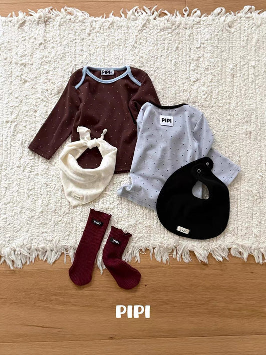 PIPI Dot Piping Long Sleeve Tee｜ドットパイピングロングスリーブTシャツ