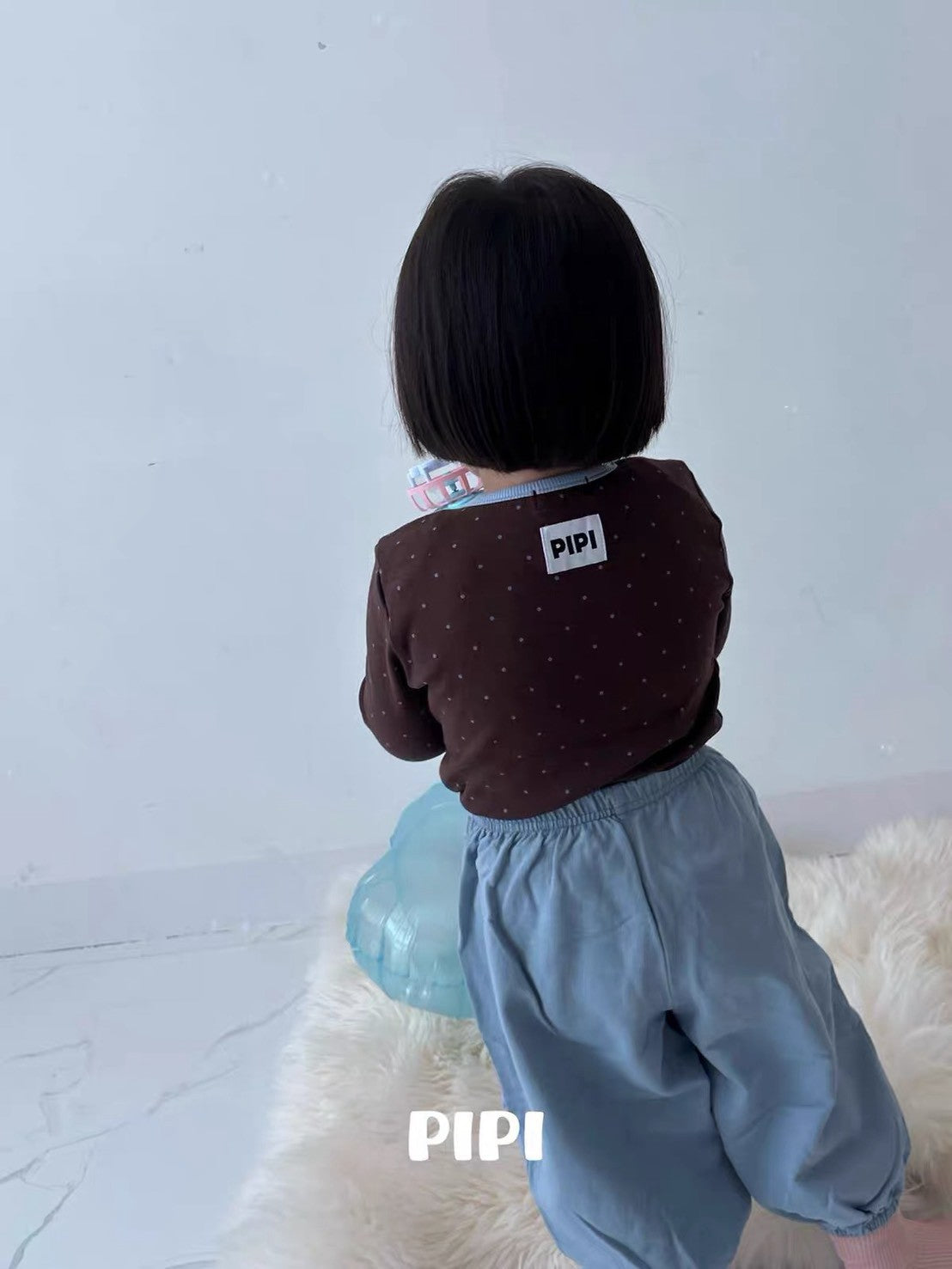 PIPI Dot Piping Long Sleeve Tee｜ドットパイピングロングスリーブTシャツ