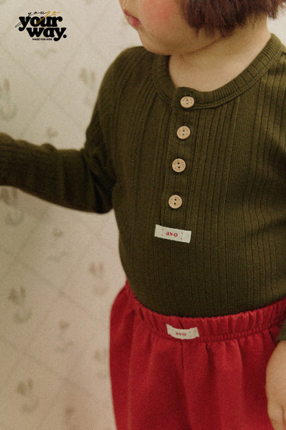 avo Henley Neck Long Sleeve Tee｜ヘンリーネックロングスリーブTシャツ