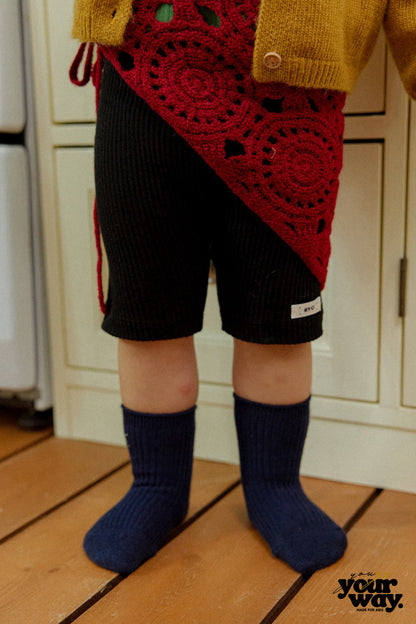 avo Rib Half Pants｜avo リブハーフパンツ
