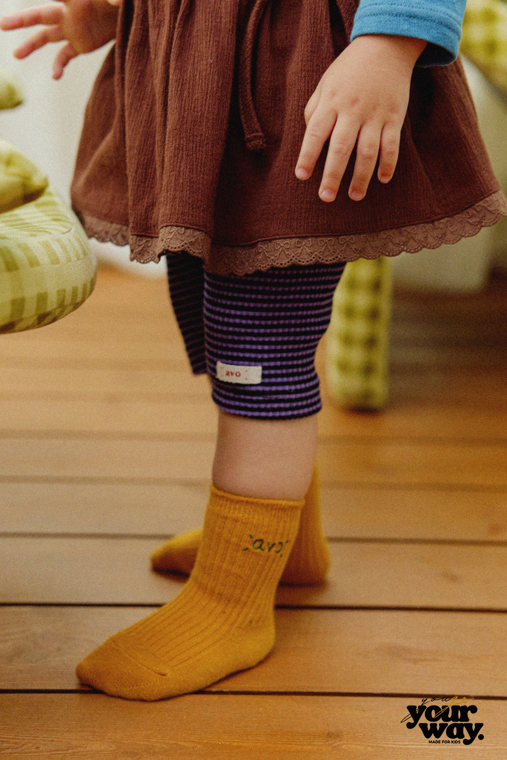 avo Rib Half Pants｜avo リブハーフパンツ