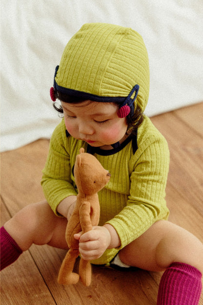 avo Ribbed Baby Bodysuit｜avo リブベビーボディスーツ