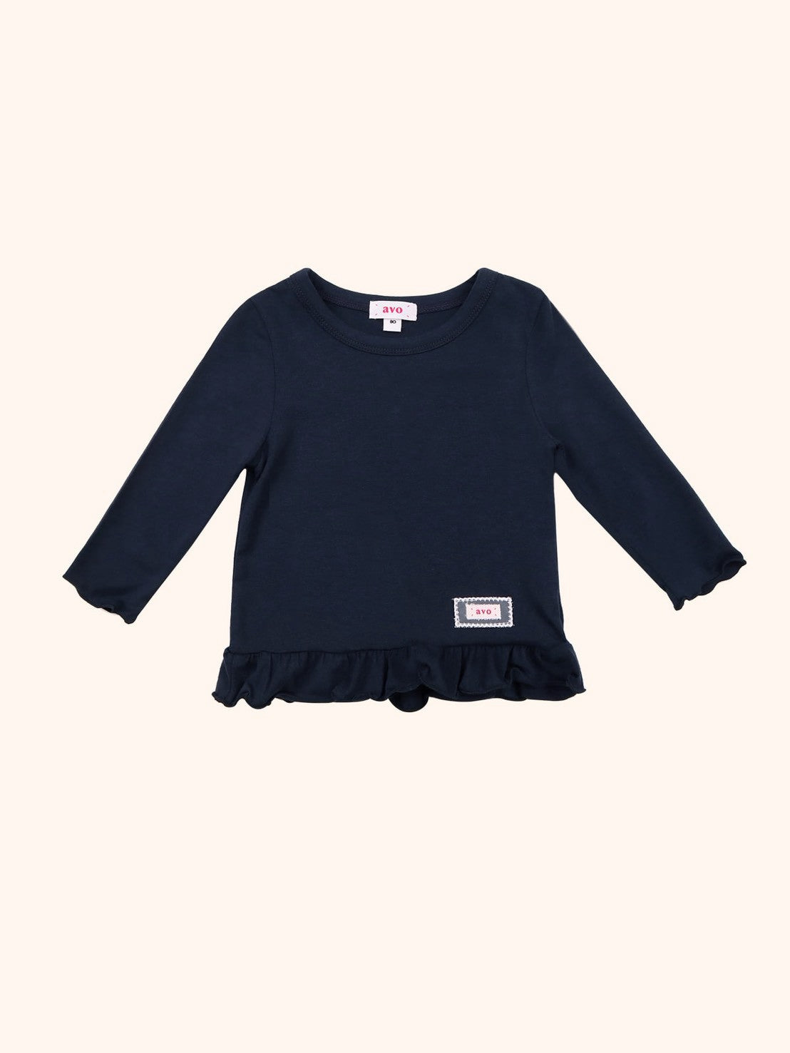 avo Frill Long Sleeve Tee｜avo フリルロングスリーブTシャツ