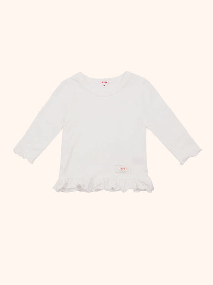 avo Frill Long Sleeve Tee｜avo フリルロングスリーブTシャツ