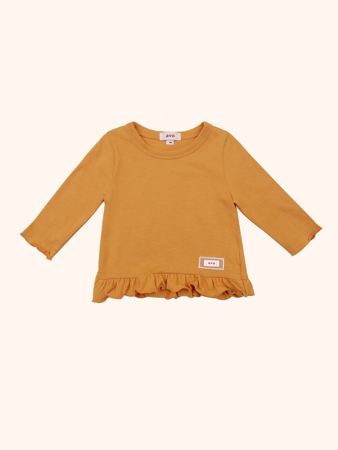 avo Frill Long Sleeve Tee｜avo フリルロングスリーブTシャツ