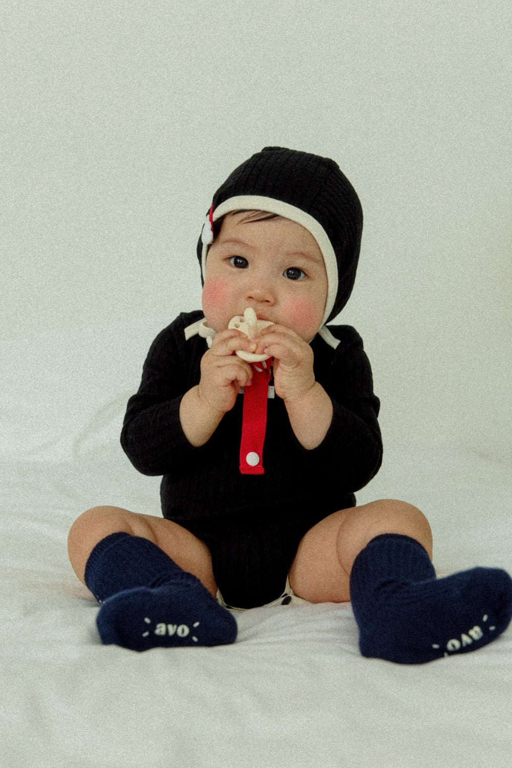 avo Ribbed Baby Bodysuit｜avo リブベビーボディスーツ