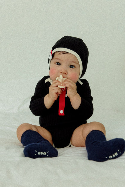 avo Ribbed Baby Bodysuit｜avo リブベビーボディスーツ