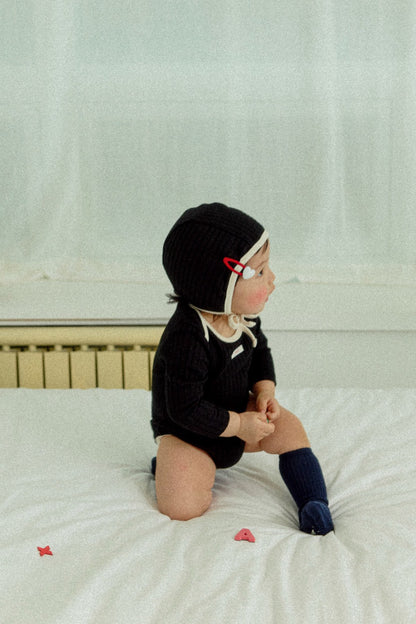 avo Ribbed Baby Bodysuit｜avo リブベビーボディスーツ