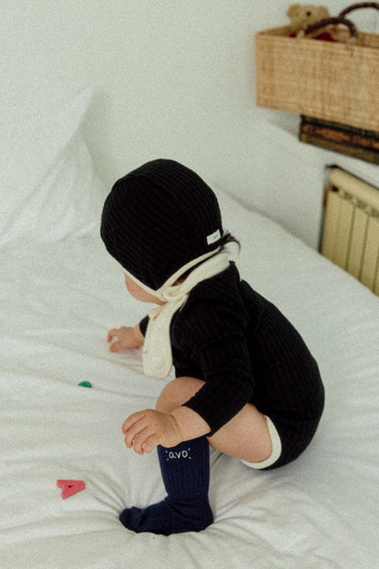 avo Ribbed Baby Bodysuit｜avo リブベビーボディスーツ