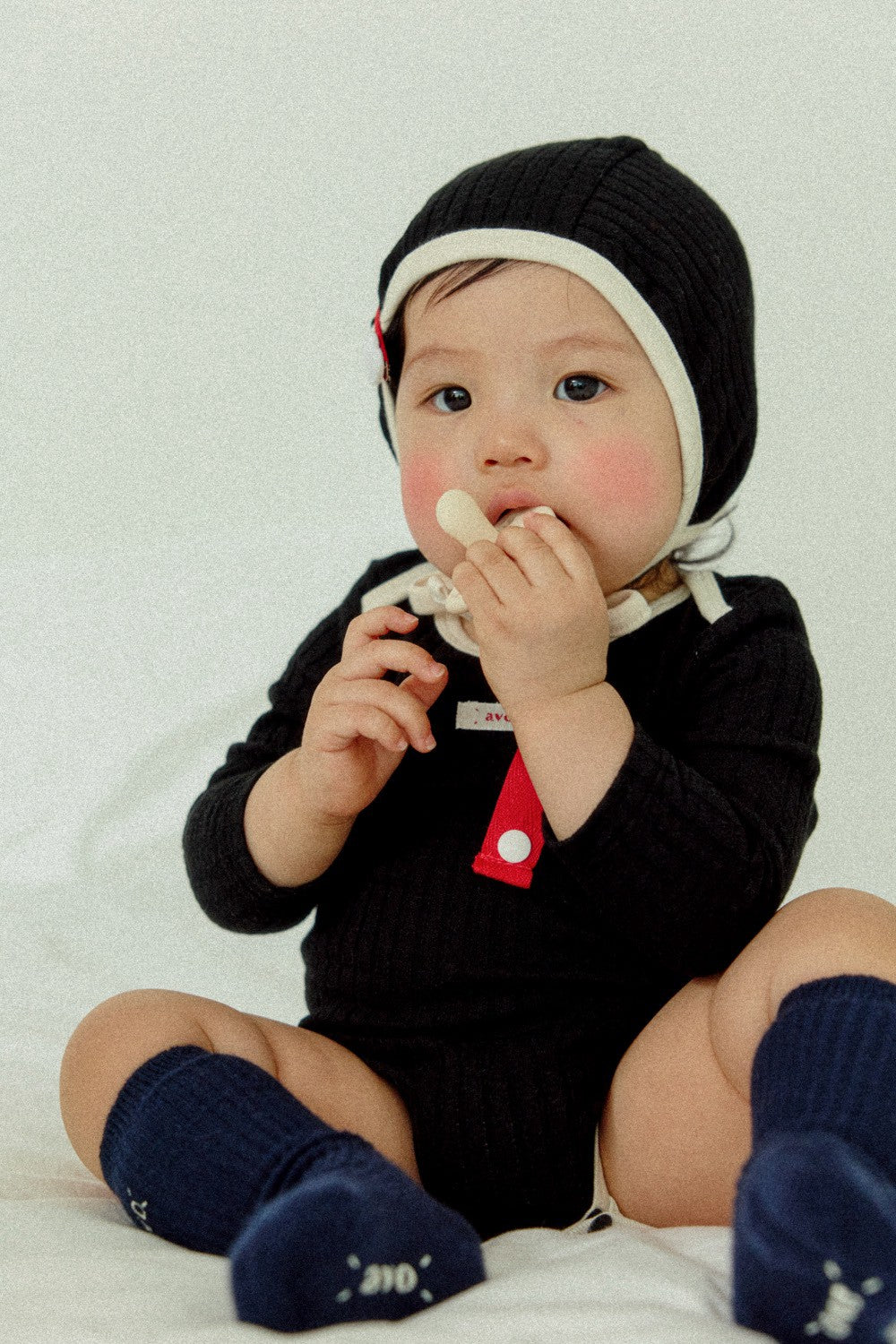 avo Ribbed Baby Bodysuit｜avo リブベビーボディスーツ