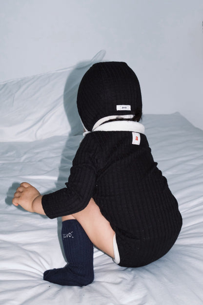 avo Ribbed Baby Bodysuit｜avo リブベビーボディスーツ