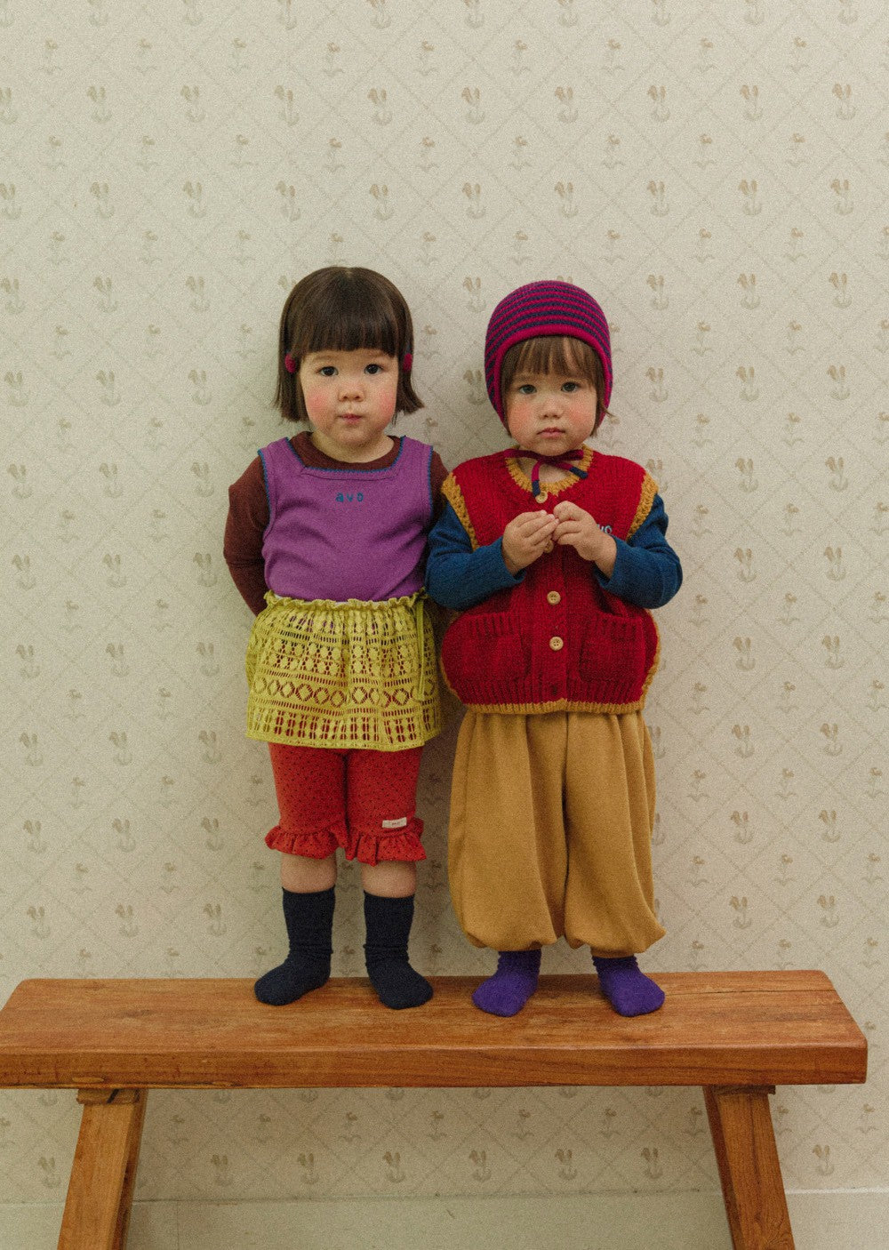 avo Frill Knit Vest｜avo フリルニットベスト