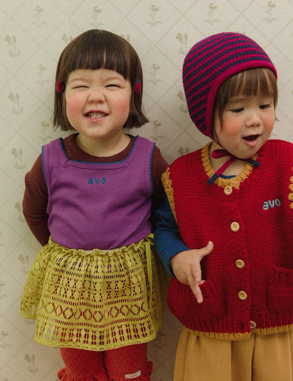avo Frill Knit Vest｜avo フリルニットベスト