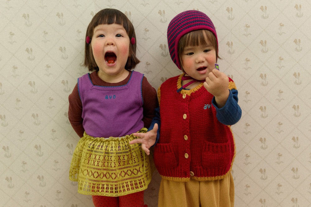 avo Frill Knit Vest｜avo フリルニットベスト