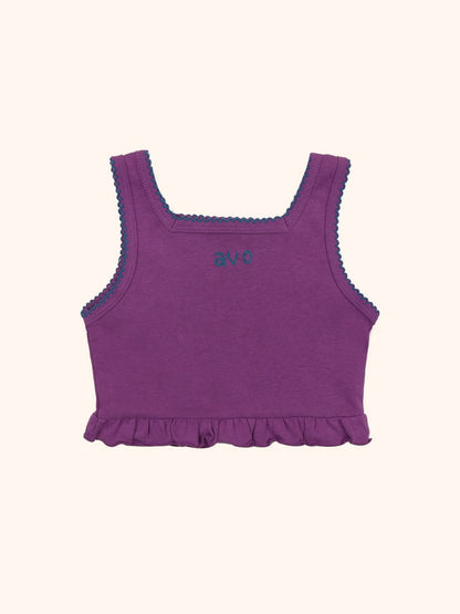 avo Frill Knit Vest｜avo フリルニットベスト