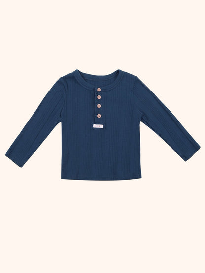 avo Henley Neck Long Sleeve Tee｜ヘンリーネックロングスリーブTシャツ