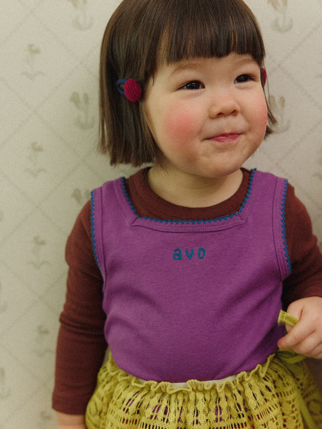 avo Frill Knit Vest｜avo フリルニットベスト