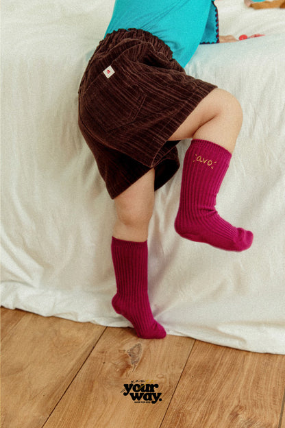 avo Basic Rib Socks｜avo ベーシックリブソックス