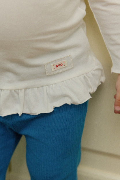 avo Frill Long Sleeve Tee｜avo フリルロングスリーブTシャツ