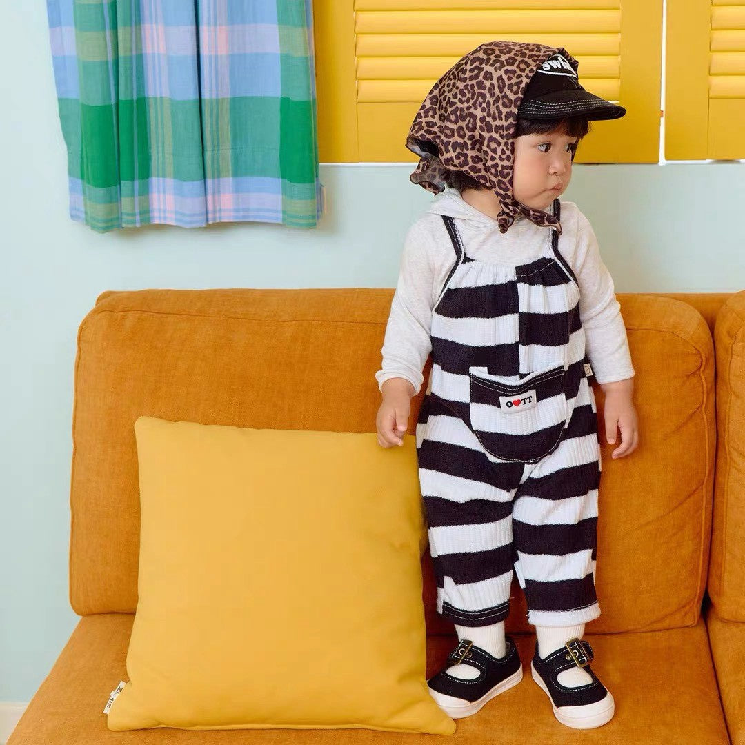 OOTTBEBE Stripe Overalls｜ボーダーオーバーオール