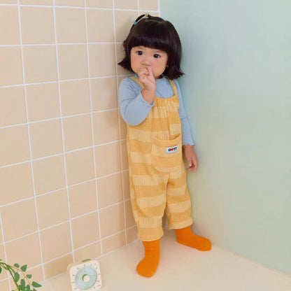 OOTTBEBE Stripe Overalls｜ボーダーオーバーオール