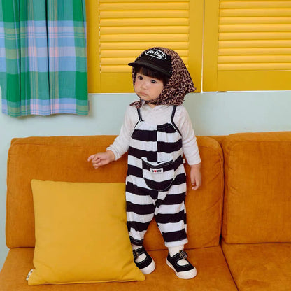 OOTTBEBE Stripe Overalls｜ボーダーオーバーオール