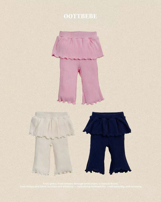OOTTBEBE Mellow Rib Pants｜メロウリブパンツ
