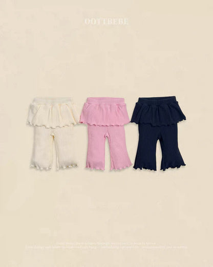 OOTTBEBE Mellow Rib Pants｜メロウリブパンツ