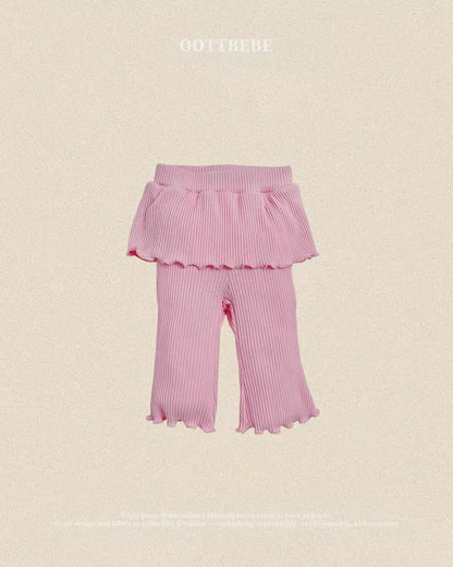 OOTTBEBE Mellow Rib Pants｜メロウリブパンツ
