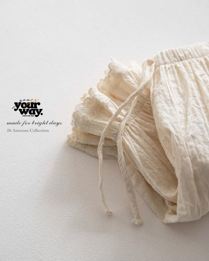 Lace Hem Pants｜レースヘムパンツ