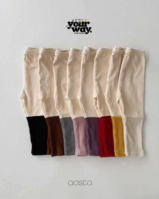 Layered Rib Pants｜レイヤードリブパンツ