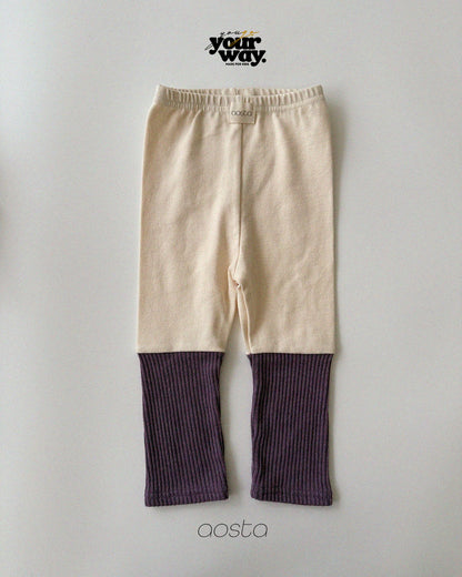 Layered Rib Pants｜レイヤードリブパンツ